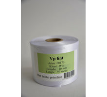 Vp lint Wit 70mm x 50m