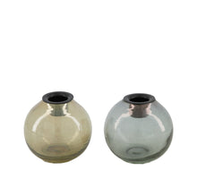 Tealight holder glass 8x8x8cm 2 Multi