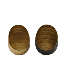 Tealight holder metal 12x14x17cm 2 Black/Gold mix