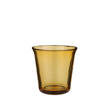 Troj pot glas oker - h13xd13cm