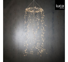 Kroonluchter klassiek wit 240led IP44 met timer - l100xd30cm