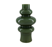 Vase ceramic 19.5x19.5x37cm Green
