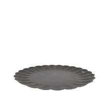 Tray round metal 58x58x3cm Black