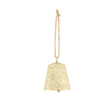 Bell metal with hanger 12x12x15cm Gold