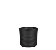 Momo pot cilinder d.grijs - h18xd19cm