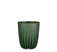 Lungo pot round green FSC Mix - h22,5xd19cm