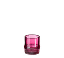 Tea light holder Pjotr pink - h8xd7.5cm