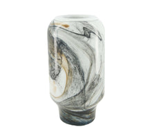 Glass vase 17x17x31.5cm Brown/Black