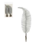 Clip varen zilver 8 stuks - l22xb4cm