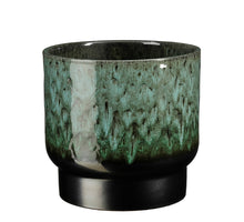 Thiago pot rond d.groen - h23xd26cm