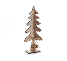 Pine tree woody 12x30cm brown