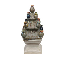 Vase ceramic 25x25x54cm Multi colors