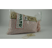 Bag of elastic bands 40x1.5mm white 1kg