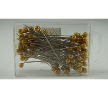 Pushpins gold 6mm 100 pieces
