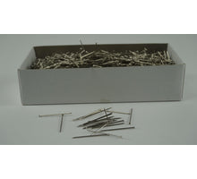 Box of display pins nickel 26 mm 500 grams
