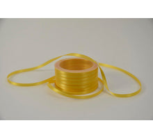 Satijnlint 6 mm x 50 mtr geel