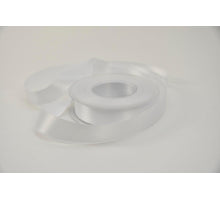 Satijnlint 25 mm x 25 mtr wit