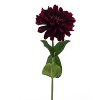 Zinnia spray red 58cm
