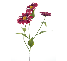 Royal daisy spray red 76cm