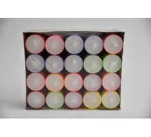 Tray a 40 summerlights kaarsen ass. kleur in kunststof cupje