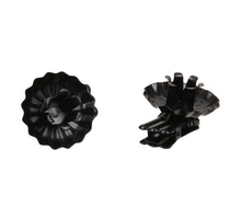 pb. 10 treecandle holders/clip black 40 mm