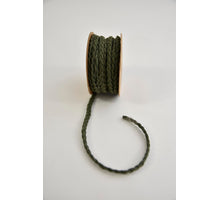 Vlechtband leer 7mm 6mtr Groen