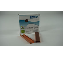 Box of 5000 staples copper Rapid