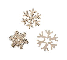 cb. 72 wooden icicles 3 ass. Natural 4 cm