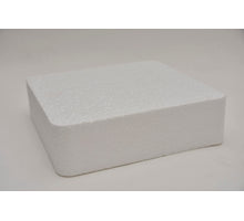 Styropor dummy vierkant afgerond 25x25x7