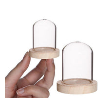 stolp met houten voet Ø8 hoogte 8 cm