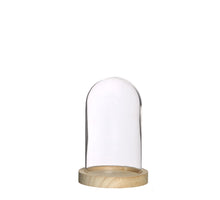 stolp met houten voet Ø10 hoogte 15 cm