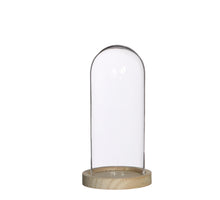 stolp met houten voet Ø10 hoogte 20 cm