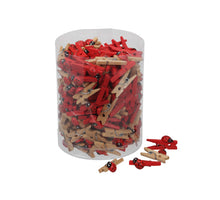 tube 180 clips w/beetle red 2.5 cm