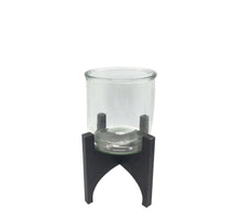 Tealight Holder Rawis D19 H27cm Black
