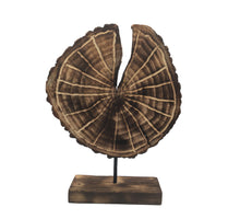 Table Deco Wood 39x8x45cm Dark Brown