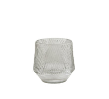 Tealight Holder Tinco Glass D8 H8cm Grey