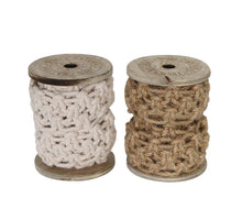 Cotton rope 4x120cm on spool 1pc Mixed