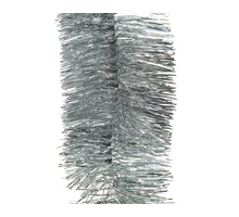 Kerstboom guirlande pvc silver dia7.5x270cm