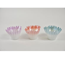 Tealight Holder Coral 3ass. 10x10x7cm pastel mix