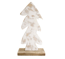 Tree historic wood 78x23x14cm White