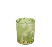 Tealight holder glass Ø7x8cm Green