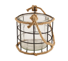 Tealight holder glass Ø14x14cm Black