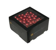 w/b. 144 glassballs/wire red shiny 25 mm