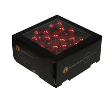 w/b. 72 glassballs/wire red shiny 30 mm