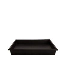 Tray metal 28x28x3.5cm Black