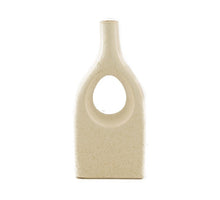 Vase ceramic 12x6x26cm White