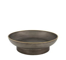 Tray metal Ø38.5x11cm Antique Silver