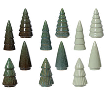 Boom porcelain 12 assorted khaki/turquoise/green D5 H10cm