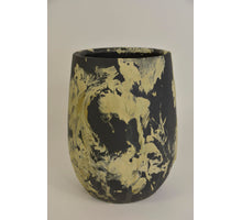Vase Volcanic 19x25 Black