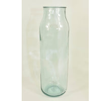 Vase Milk clear recycled glass D14 H45cm